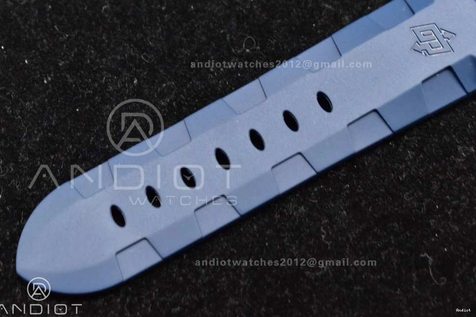 Blue Blue SBF Dial P900 Rubber Best on Carbotech W Strap 1:1 Edition PAM1232 0406